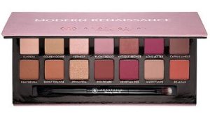 Anastasia Beverly Hills Modern Renaissance palette open with brush