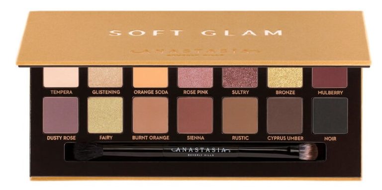 Anastasia Beverly Hills Soft Glam: Review & Swatches anastasia beverly hills soft glam palette with brush