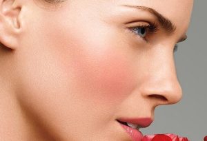 Beauty Trends Summer face with blush on cheeks