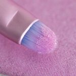 lime crime aquarium brush picks up eye shadow