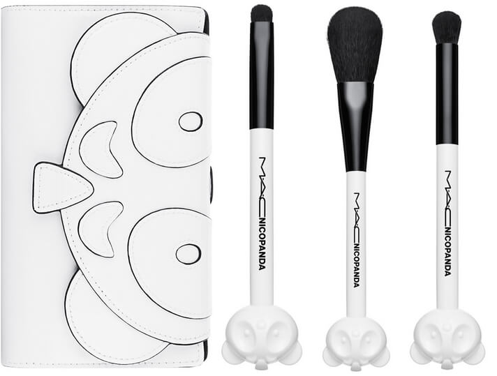 MAC Nicopanda Collection: Review & Swatches mac nicopanda beauty bag and brushes