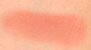 Tarte Aspyn Ovard Eye & Cheek Palette: Review and Swatches Made you blush swatch on skin Tarte Aspyn Onvard eye and cheek palette