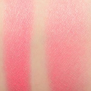 too faced pink wink natural blush swatch on skin