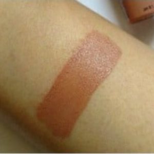 London NYX Soft Matte Lip Cream swatch on skin