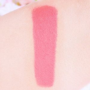 NYX tea rose lipstick swatch on skin