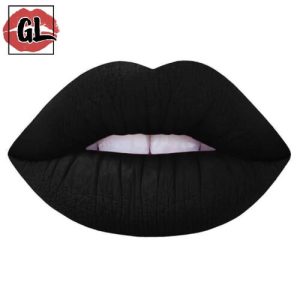 Best Black Lipstick: Products, How to Wear & More Lime Crime Black Lipstick swatch on lips