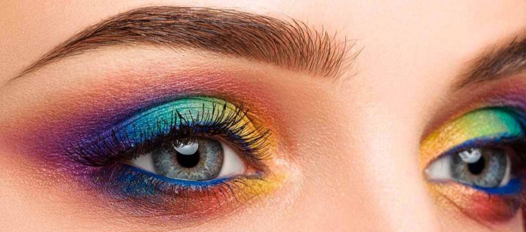 Top Beauty Trends You Should Try Eye makeup with bright neon eyeshadow