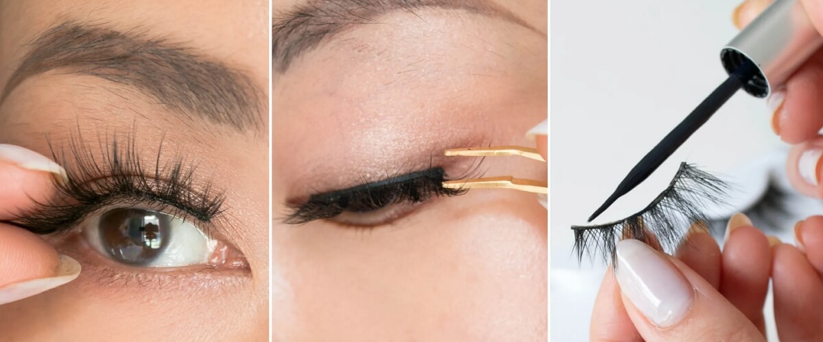 Lash Glue Substitute How to glue fake belt lashes with a lash glue alternative