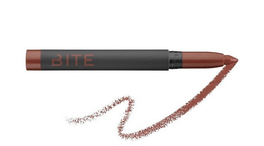 6. BITE Beauty Power Move Creamy Matte Lip Crayon in Glacé