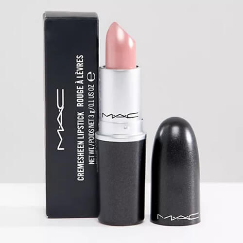 6. Creme Cup MAC Lipstick - Lipstick open with the packaging box